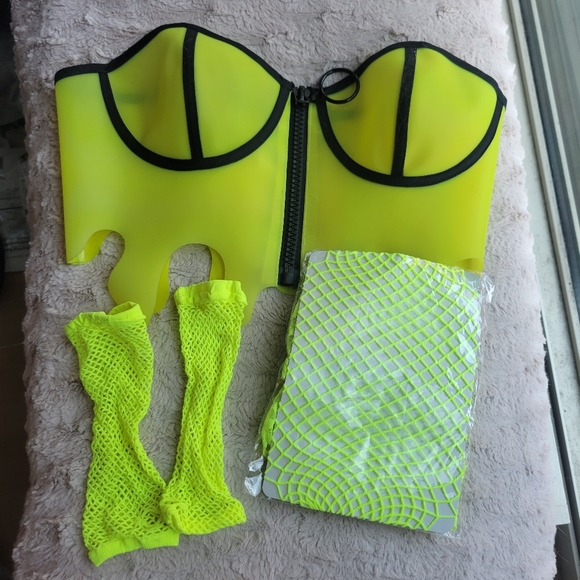 Brand New Club Exx Reflectove Corset - Picture 3 of 3